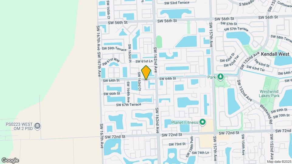 6423 SW 162nd Path Map and Location Details