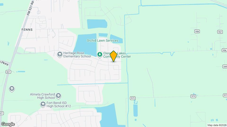 1323 Rosemead Dr Map and Location Details