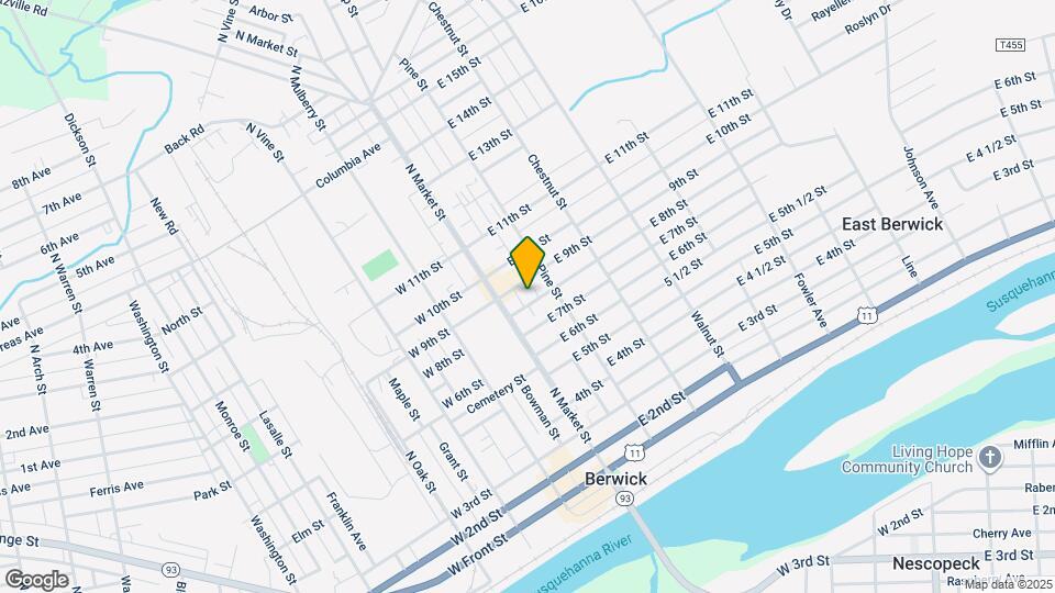 117 E 8th St, Unit 117 E 8th St 2nd floor Map and Location Details