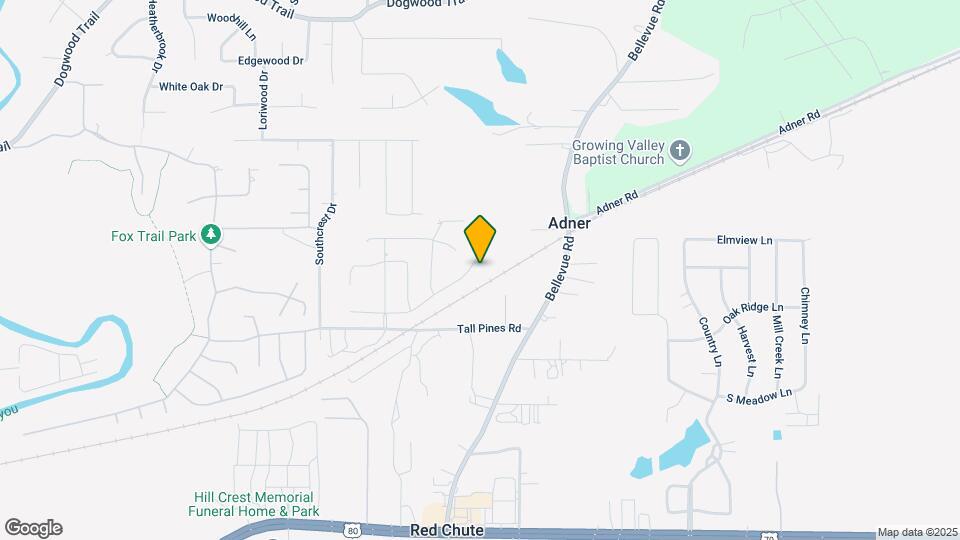 1142 Green Wood Cir Map and Location Details