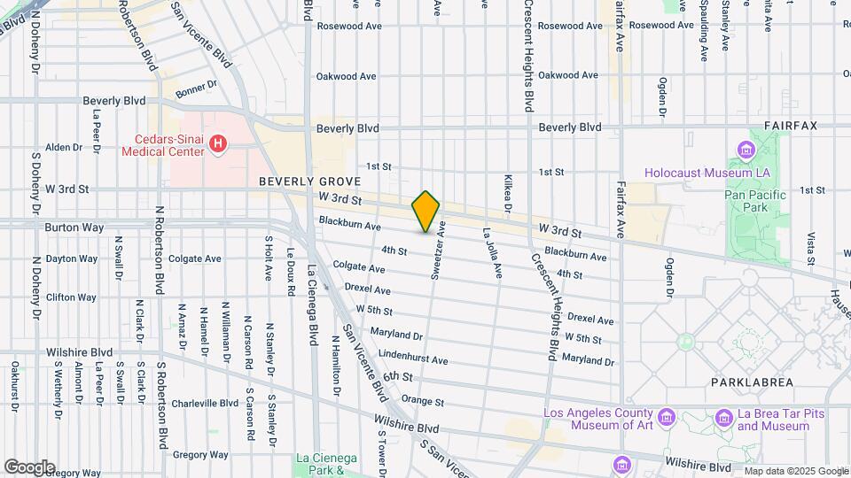 8316 Blackburn Ave Mapa y Detalles de la Ubicación