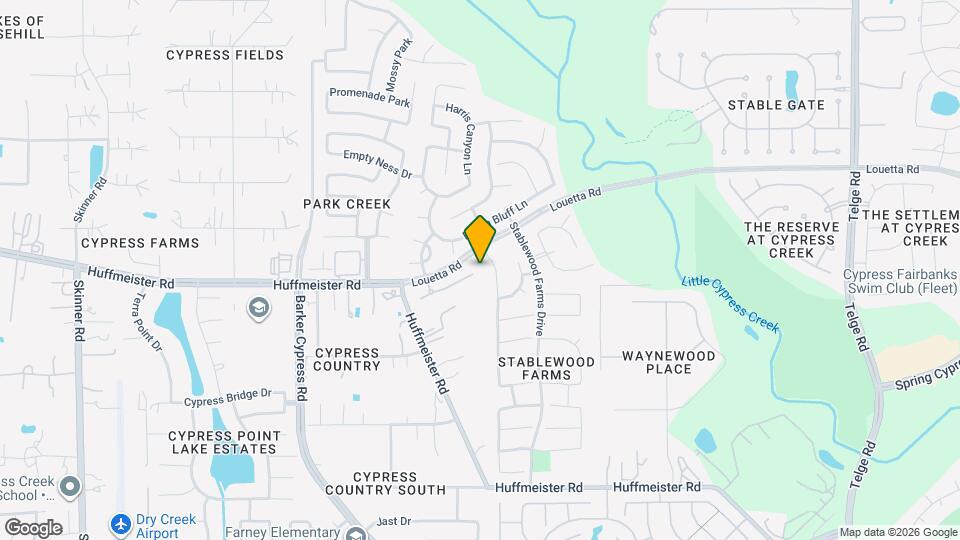 16302 Stable Manor Ln Mapa y Detalles de la Ubicación