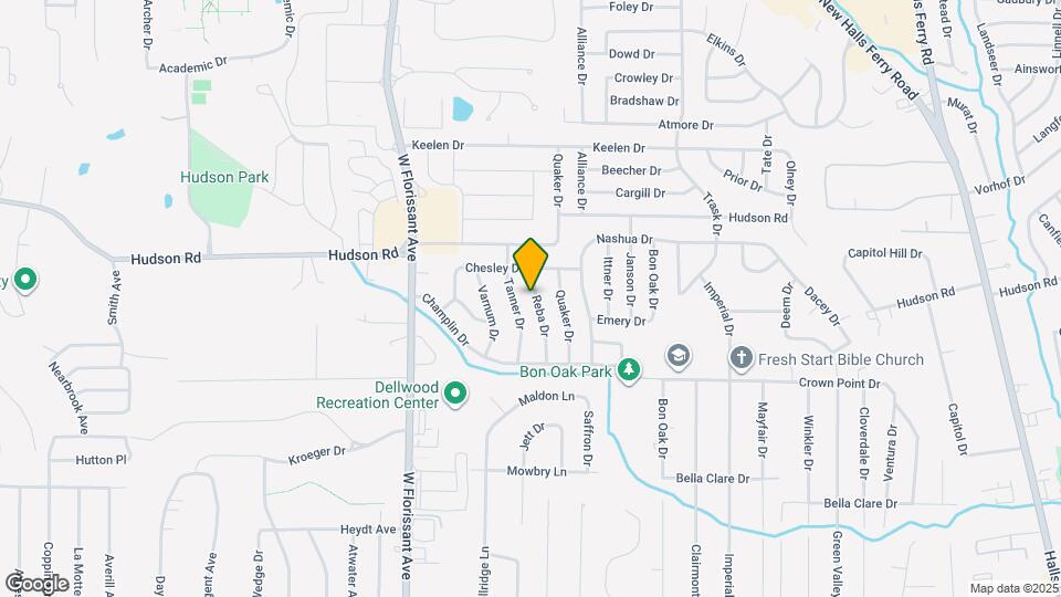 10309 Reba Dr Map and Location Details