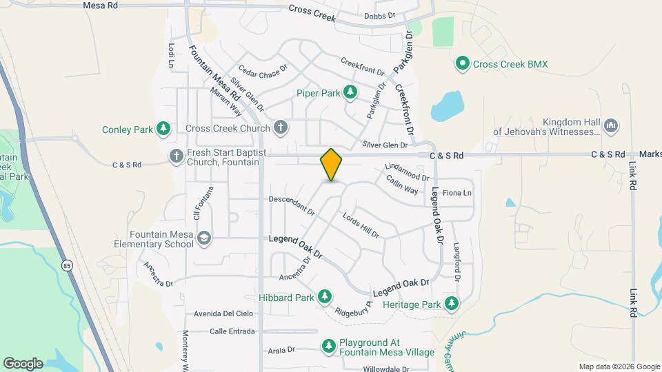 2165 Bent Tree Ln Map and Location Details