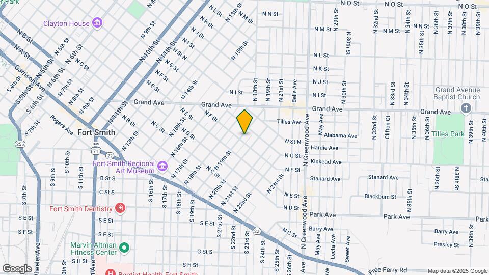 608 N 19th St Mapa y Detalles de la Ubicación