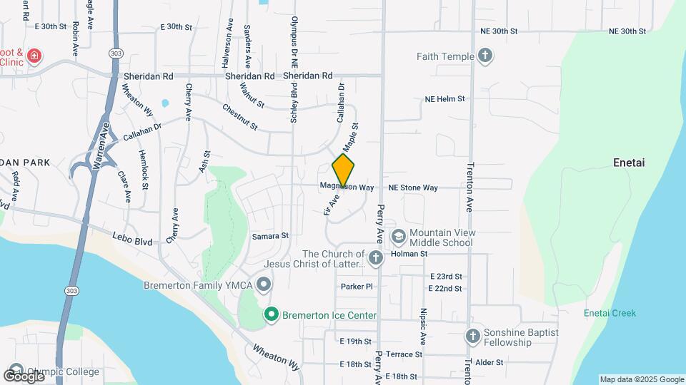 2596 Fir Ave Map and Location Details
