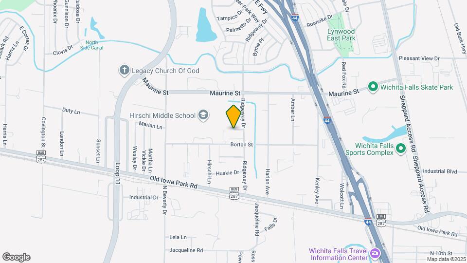 1110 Rosemary Dr Map and Location Details