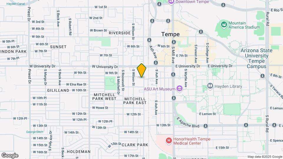 906 S Farmer Ave, Unit B Map and Location Details