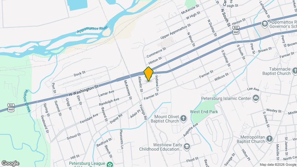 1434 Oakdale Ave Map and Location Details