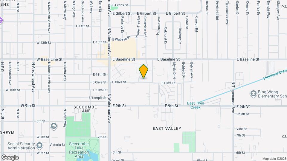 Olive Meadow Mapa y Detalles de la Ubicación