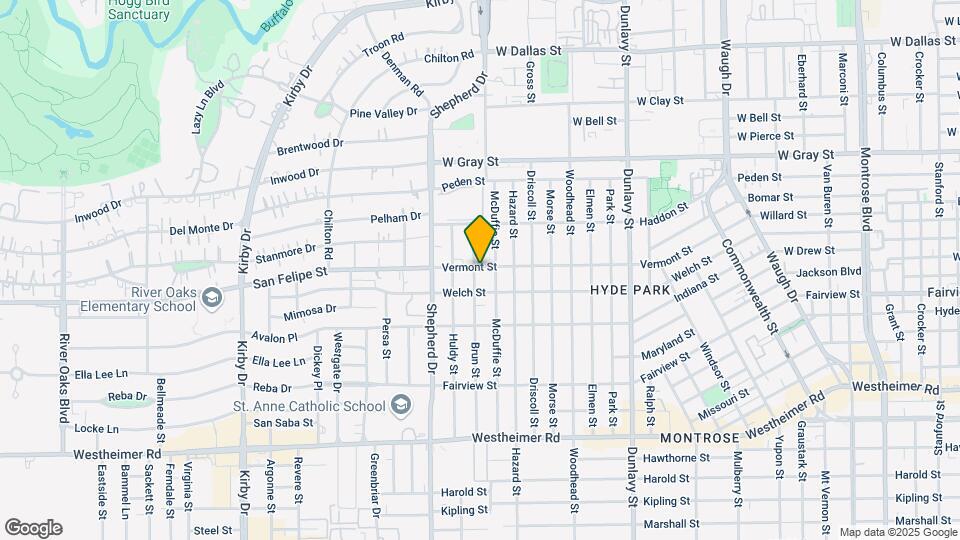 1901 Brun St Map and Location Details