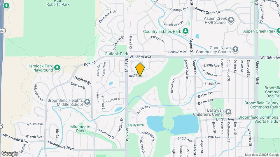 1760 Peregrine Ct Map and Location Details