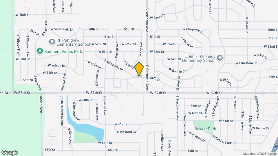 7013 W 56th St Map and Location Details