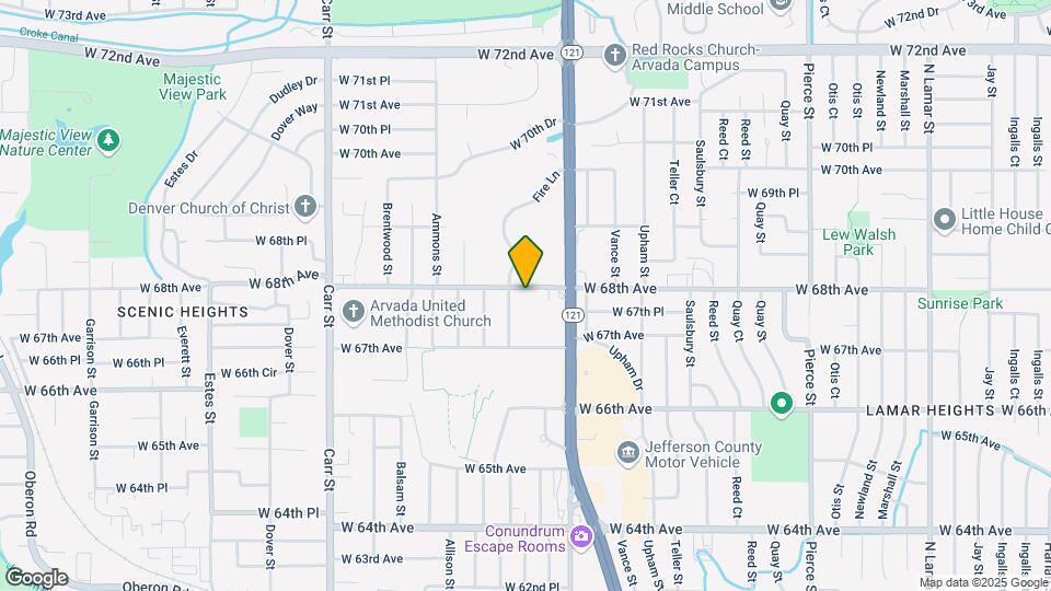 7700 W 68th Ave Map and Location Details