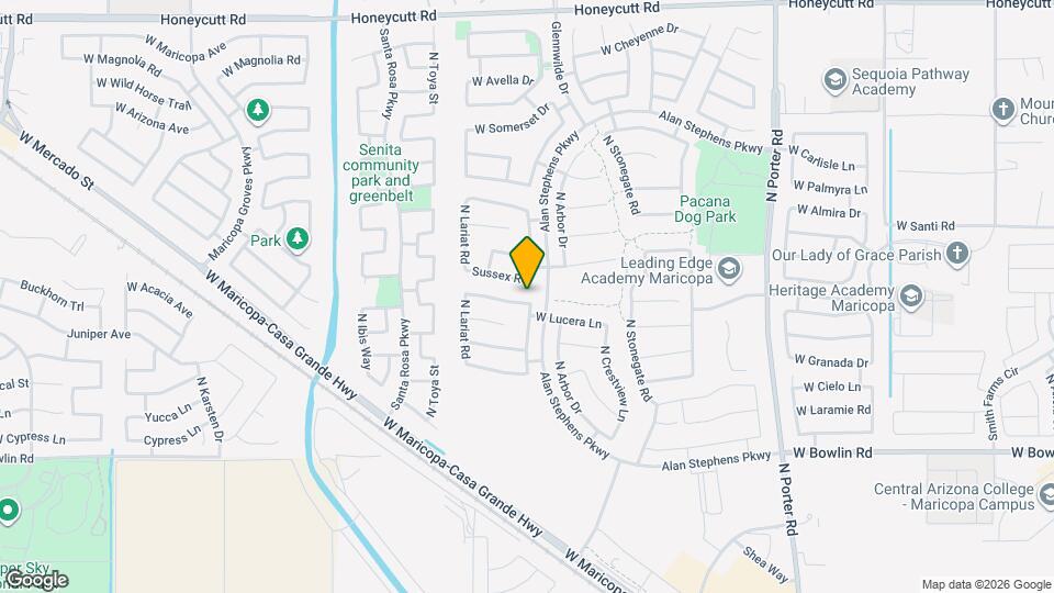 42402 W Monteverde Dr Mapa y Detalles de la Ubicación