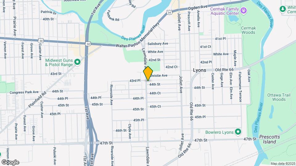 4335 Lawndale Ave, Unit 1F Map and Location Details