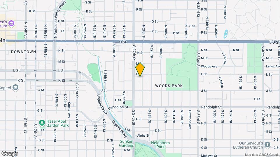 421 S 28th St-Unit -#1 Map and Location Details