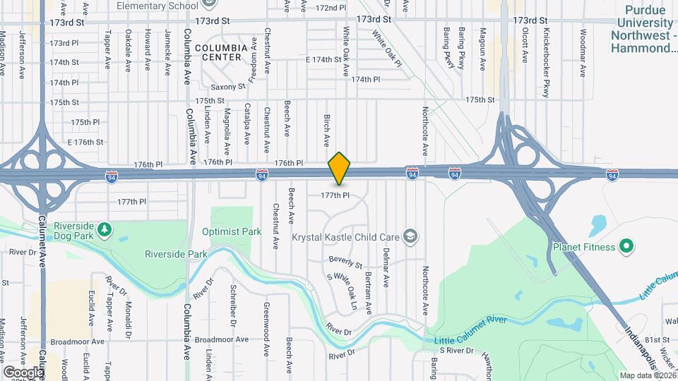 1589 177th Pl Map and Location Details