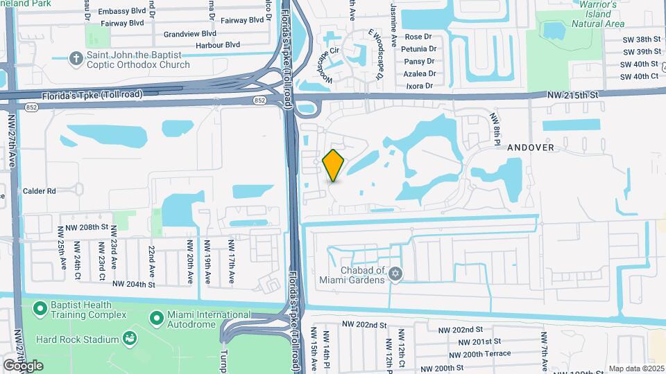 20901 NW 14th Pl Map and Location Details