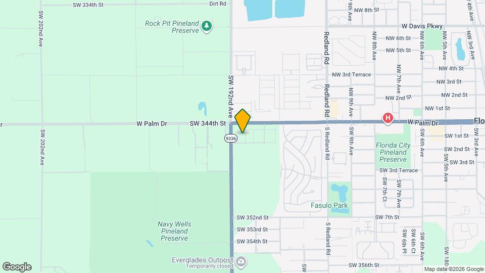 34492 SW 191st Ave Map and Location Details