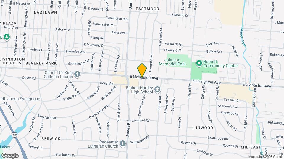 3109 E Livingston Ave Map and Location Details