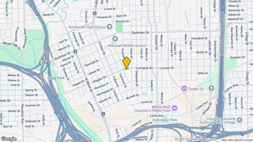 1814 Marion St Map and Location Details