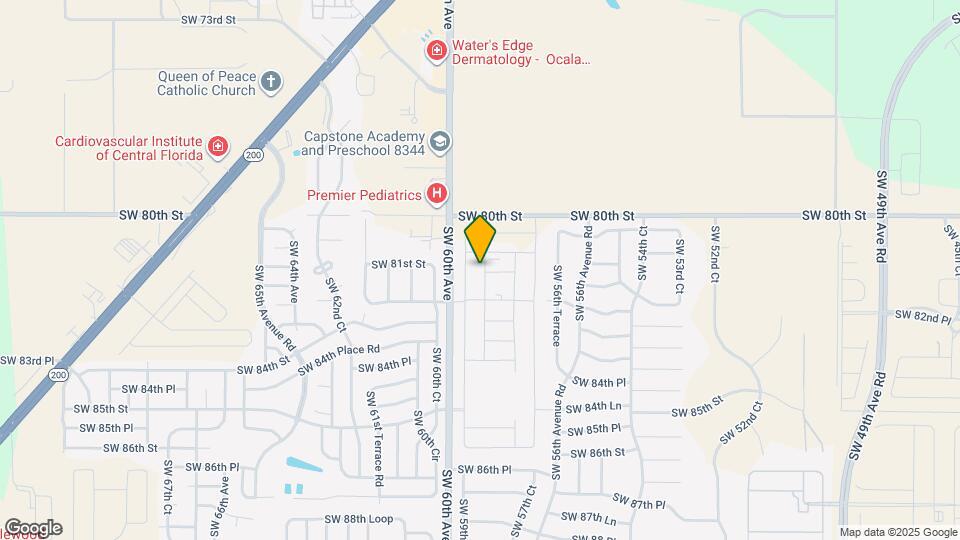 8142 SW 59th Ave Map and Location Details