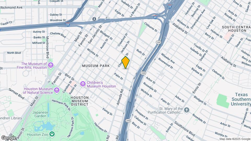 1828 Rosedale St Map and Location Details
