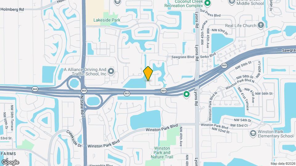 5737 NW 49th Ln Map and Location Details