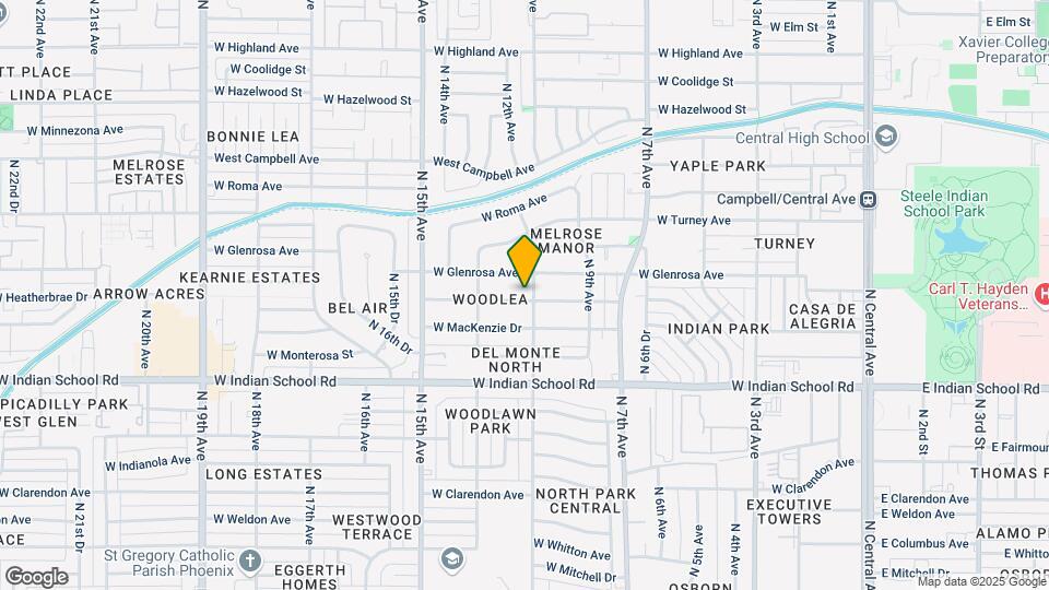 1104 W Heatherbrae Dr Map and Location Details