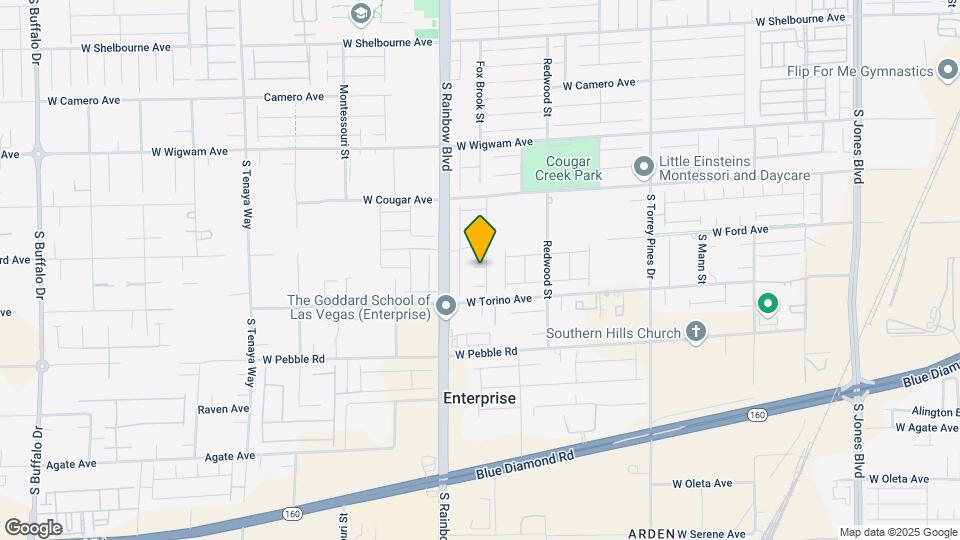 8749 S Black Cordon Rd Mapa y Detalles de la Ubicación