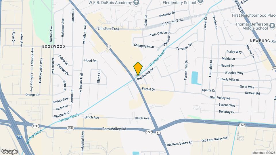 3401 Prestwood Dr Map and Location Details