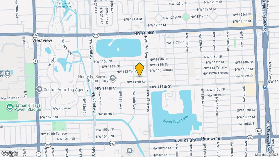 1768 NW 112th Terrace Map and Location Details