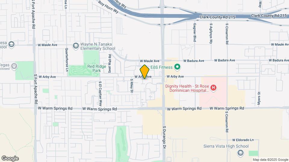 7115 S Durango Dr Map and Location Details