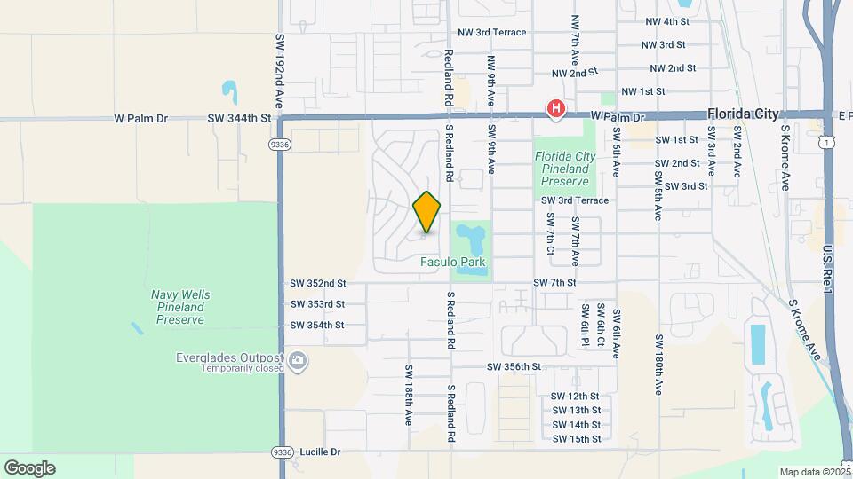 18728 SW 349th St Map and Location Details