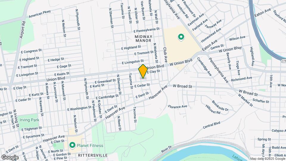 855-868 Ulster St Map and Location Details