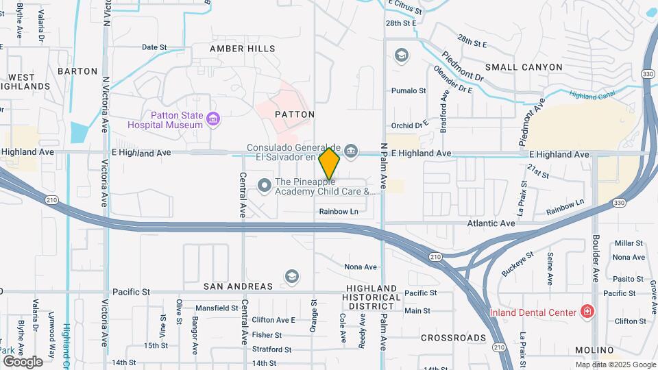 3445 21st St Map and Location Details