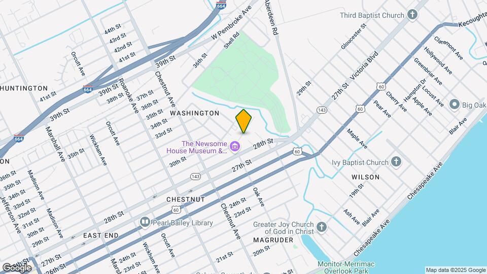 1332 29th St Map and Location Details