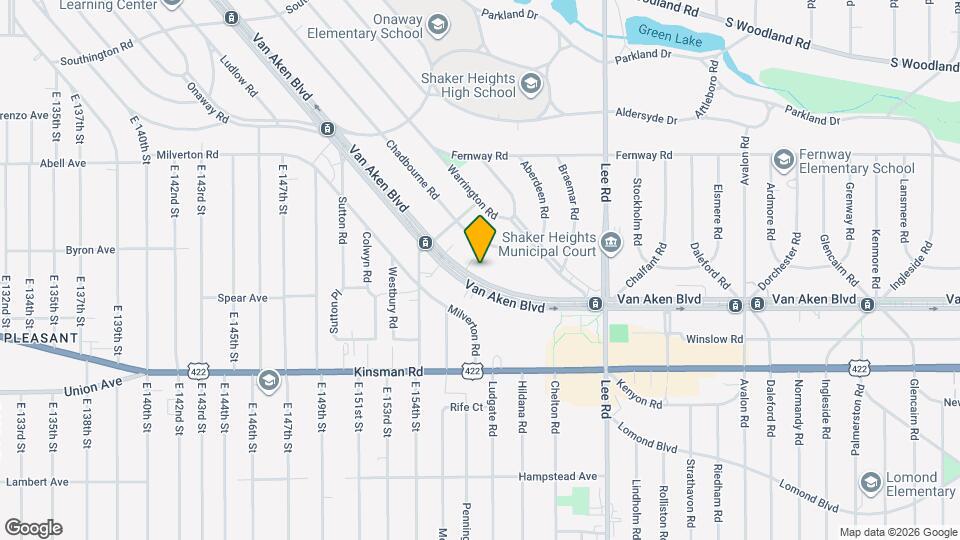 15725 Van Aken Blvd Mapa y Detalles de la Ubicación
