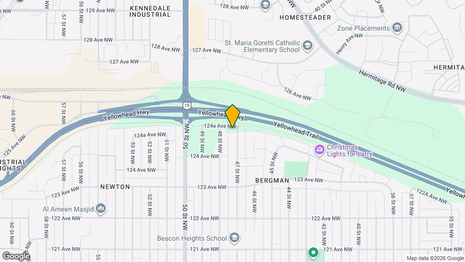 12468 47 St NW Map and Location Details