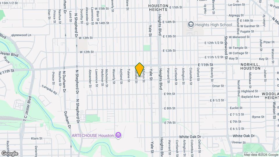 319 W 10th St Map and Location Details