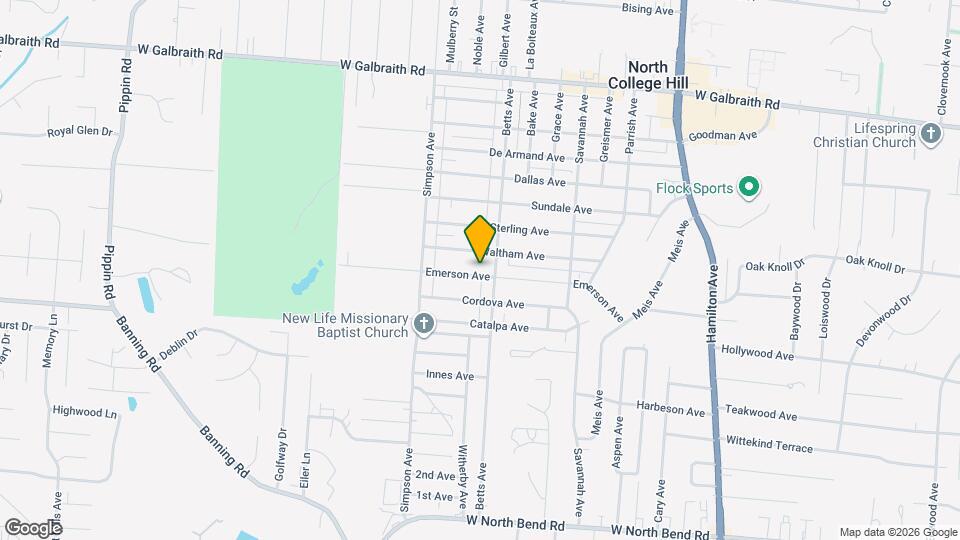 1908 Emerson Ave Map and Location Details