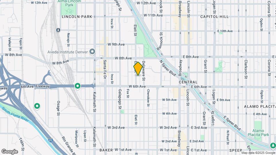 654 Elati St Map and Location Details