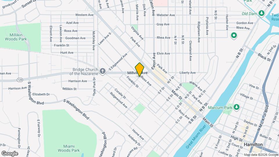 659 Ross Ave Map and Location Details