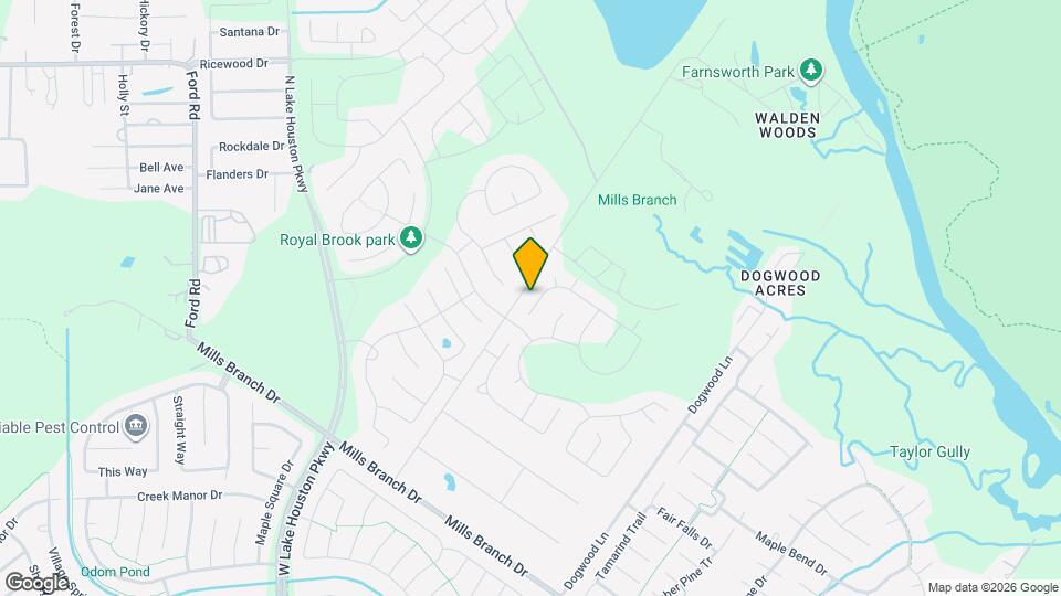 9419 Thornbluff Crk Ct Mapa y Detalles de la Ubicación