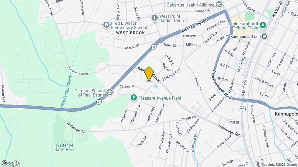 580 Pleasant Ave Map and Location Details