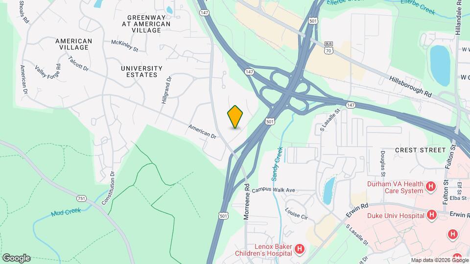 404 Andrews Rd Map and Location Details