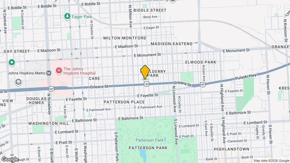 411 N Luzerne Ave Mapa y Detalles de la Ubicación