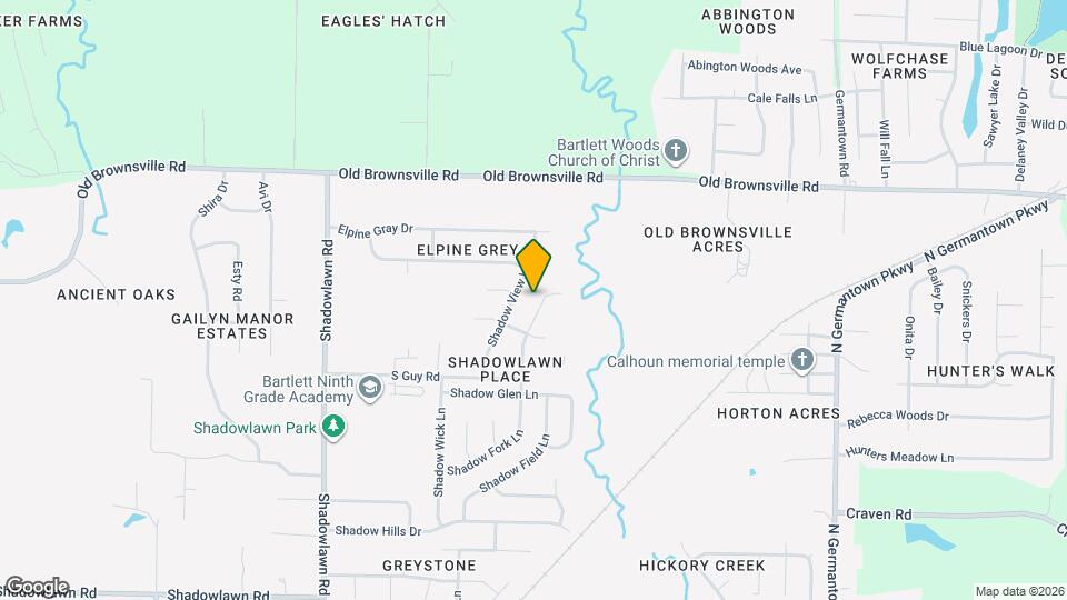 4845 Shadow Pine Cove Mapa y Detalles de la Ubicación