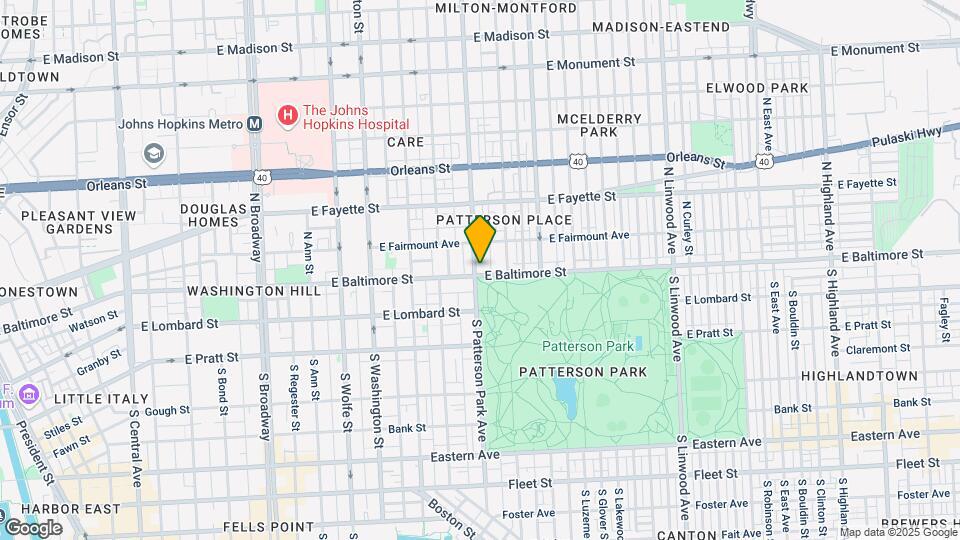 2302 E Baltimore St, Unit 2 Map and Location Details
